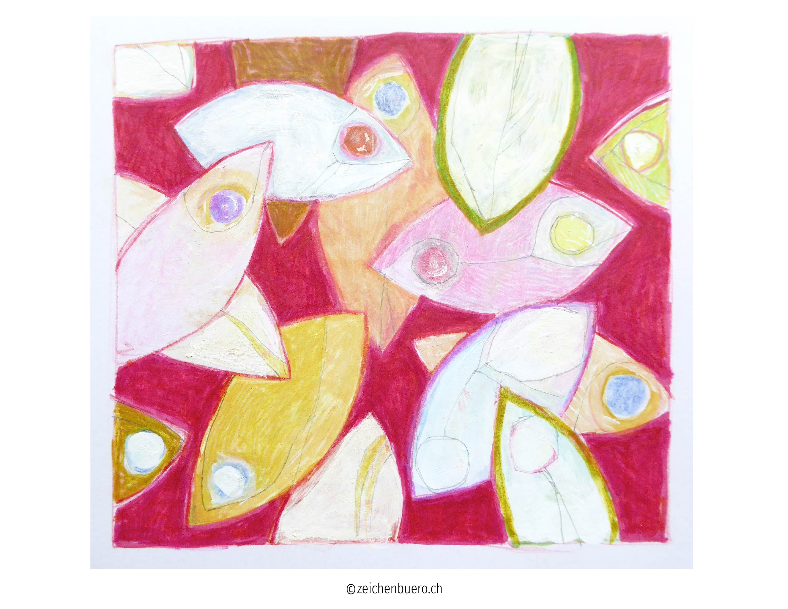 Weg durch Licht und Schatten